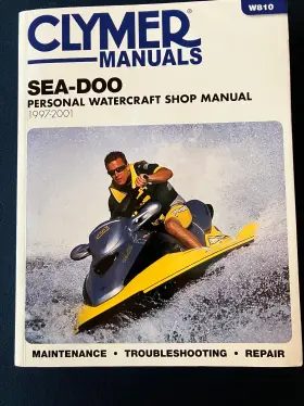W810 024185779520 Clymer Manuals 1997-2001 Sea-doo Personal Watercraft Shop Manual Haynes