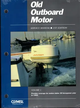 Oos-1 024185818656 1969 And Prior Clymer Old Outboard Service Manual 30 Hp Less Volume 1