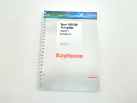 100/300 Raymarine Raytheon Autohelm Type Autopilot Owners Handbook