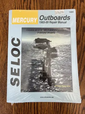 1404 1965-1989 2-40hp 1 And 2 Cylinders Stroke Mercury Outboards Seloc Service Manual