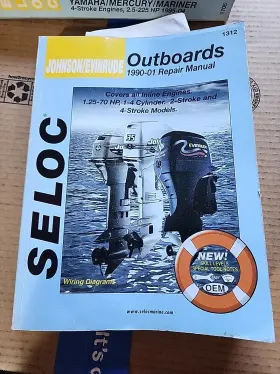 18-01312 Seloc Johnson/evinrude Outboards 1.25-70 Hp 1990-01 Repair Manual 1312 Used
