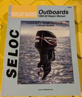 18-01416 New Mercury/mariner Outboards 1990-00 Repair Manual B18
