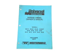 200157 Westerbeke Universal Marine Power Diesel Owner Operator Service Manual