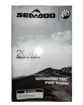 219-000-767 New Sea-doo 2010 Advanced Tec Pwc Trailer Factory Users Guidebook Oem #21900076