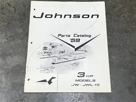 Jwl-15 377804 1959 Johnson 3 Hp Jw-15 Parts Catalog