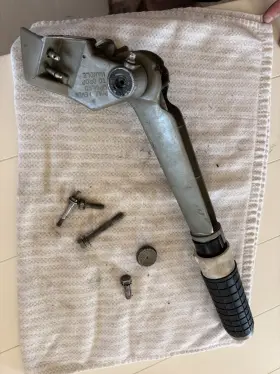 385772 1973 Johnson 9.5hp 9r-73b Outboard Motor Part Tiller Arm Steering Handle 318215