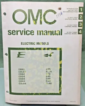 392067 New Omc Electric Models Service Manual 1980