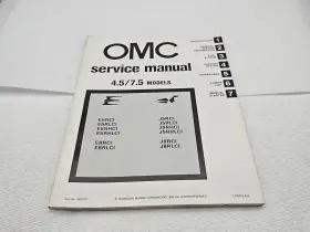 392070 1981 Omc Evinrude Service Manual 4.5 7.5 Models E5 E8 J5 J8 Hp #392070 - Read