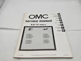 392071 1981 Omc Evinrude Service Manual 9.9 15 Models E10 E15 J10 J15 Hp #392071 -read