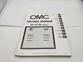 392073 1981 Omc Service Manual 50 55 60 Models E50 E55 E60 J50 J55 J60 Hp #392073 -read
