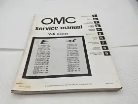 392076 1981 Omc Service Manual V-6 V6 Models 150 175 200 235 Hp #392076 - Read