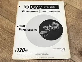 Cue-15s 4377 1967 Omc 120hp Cu-15s Stern Drive Parts Catalog Final Edition - Used