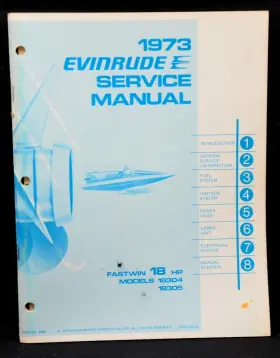 4905 1973 Evinrude Oem Fastwin 18 Hp See Cover Photo For Models In Good