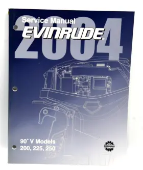V200-250 5005649 2004 Evinrude Sr Di 90 Hp Models Oem Service Manual P/n Vg