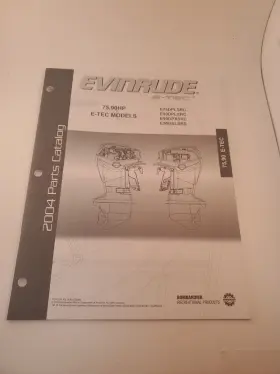 5005315 5005673 2004 Johnson Parts Catalog List 75 90 Hp Comm Pn Outboard Manual