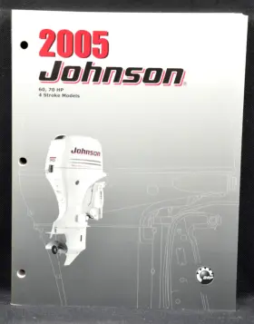 5005996 2005 Johnson So 4 Stroke 60 70 Hp Models Oem Service Manual P/n Nm