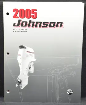 5005998 2005 Johnson So 4 Stroke 90 115 140 Hp Models Oem Service Manual P/n Nm