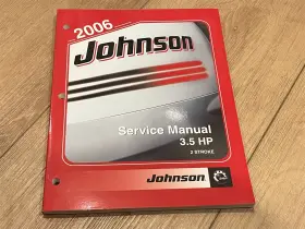 5006562 2006 Johnson Sd 2 Stroke 3.5 Hp Service Manual J3rsde - Used