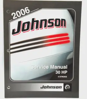 5006592 2006 Johnson Sd 4 Stroke 30 Hp Models Oem Service Manual P/n Vg