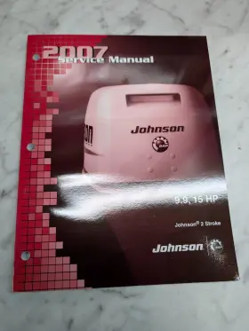 5007207 Brp Johnson Evinrude Service Manual Inch Su Models 9.9 15 Hp 2 Stroke #5007207