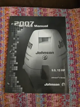 5007221 2007 Johnson Su 4 Stroke Model 9.9 15 Hp Service Manual P/n