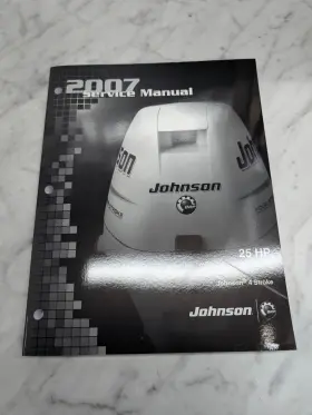 5007223 Brp Johnson Evinrude Service Manual Inch Su Models 25 Hp 4 Stroke #5007223