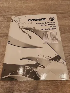 5008853 Evinrude Portable Outboard Service 15 Hp In/aa Model Install Manual 2012