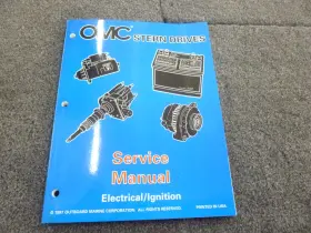 501200 Free Ship 1998 Omc Inch By Stern Drive Electrical Ignition Service Manual