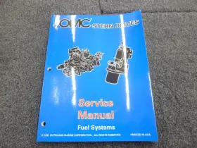 501201 Free Ship 1998 Omc Inch By Stern Drive Fuel Systems Service Manual