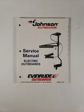 503139 1995 Johnson Evinrude Inch Eo Electric Outboards Service Manual P/n