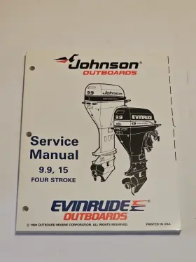 503140 1995 Johnson Evinrude Inch Eo 9.9 15 Four Stroke Service Manual Nos