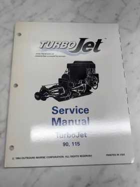 503141 Omc Johnson Evinrude Service Manual Inch Eo Turbo Jet Turbojet 90 115 #503141