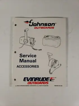 503142 1995 Johnson Evinrude Inch Eo Accessories Service Manual P/n