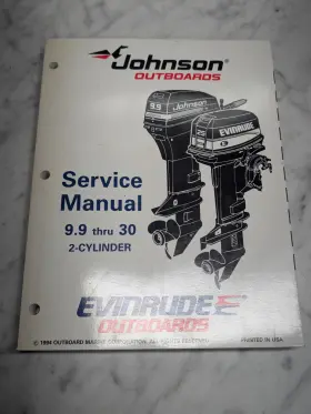 503146 Omc Johnson Evinrude Service Manual Inch Eo 9.9 Thru 30 Hp 2 Cylinder #503146