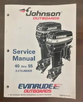 503148 1995 Johnson Evinrude 25 40 45 48 50 55 Hp Oem Service Manual P/n