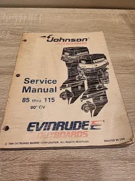 503150 Inch Eo 90 Cv Service Manual 85 Thru 115 Johnson Evinrude P/n 1995