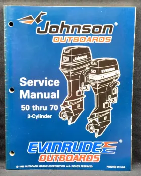 507125 1996 Johnson Evinrude Ed 50 Thru 70 Hp 3 Cylinder Models Service Manual