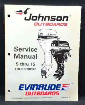 507262 1997 Johnson Evinrude Eu 5 Thru 15 Hp 4 Stroke Models Service Manual