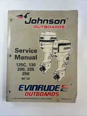 507269 1997 Johnson Evinrude Eu 90 Lv Manual 125c 130 200 225 250 P/n