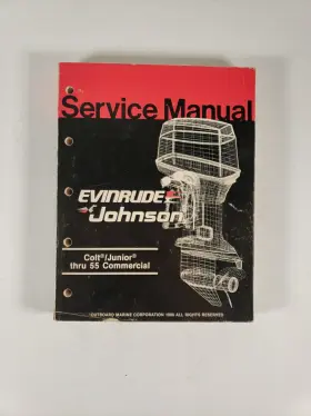 507546 Evinrude Johnson Inch Cd Model Manual Colt / Junior Thru 55 Commercial P/n