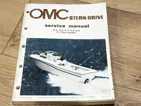 302fthrco 507551 1985 Omc 2.5 3.0 4.3 5.0 5.7 Litre Service Manual 252fthrco - Used