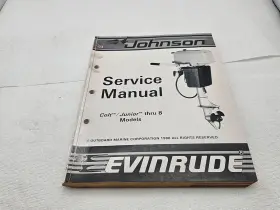 507614 1987 Johnson Evinrude Cu Colt Junior Thru 8 Models Service Manual P/n -rd