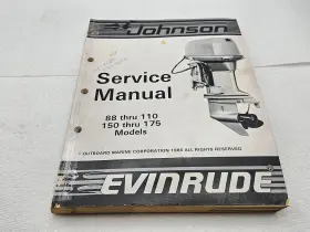 507618 1987 Johnson Evinrude 88 Thru 110 150 175 90 100 155 Manual P/n -rd