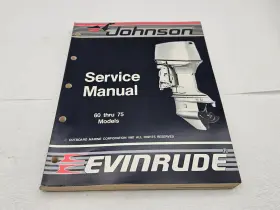 507662 1988 Johnson Evinrude Cc 60 65 70 75 Shop Service Repair Manual P/n - Rd