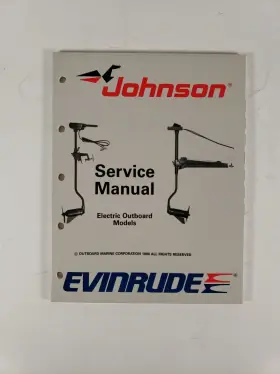 507752 Inch Ce Electric Outboard Service Manual Johnson Evinrude P/n 1988