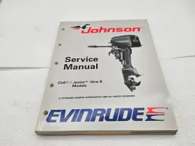 507753 1989 Johnson Evinrude Ce Colt Junior Thru 8 Models Service Manual P/n -rd