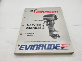 507754 1989 Johnson Evinrude Ce 9.9 10 14 15 20 25 28 30 35 Shop Manual P/n - Rd