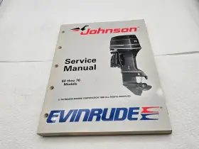 507756 1988 Pub Johnson Evinrude Ce 60 65 70 Repair Service Shop Manual P/n - Rd
