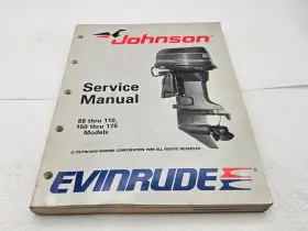 507757 1989 Johnson Evinrude 88 Thru 110 150 175 90 100 155 Manual # - Read