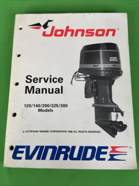 507758 1988 Oem Inch Ce Loop V Service Manual 120/140/200/225/ Johnson Evinrude #